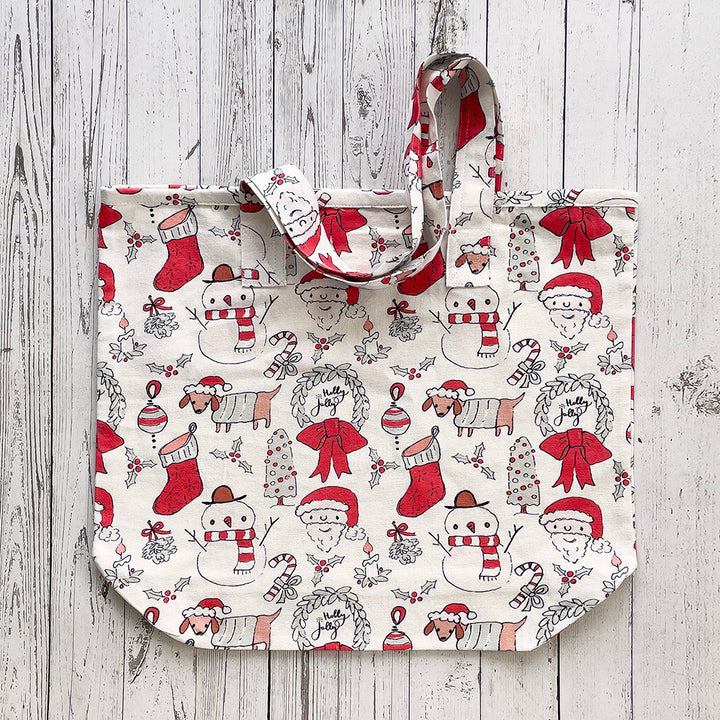 Holly Jolly Tote Bag