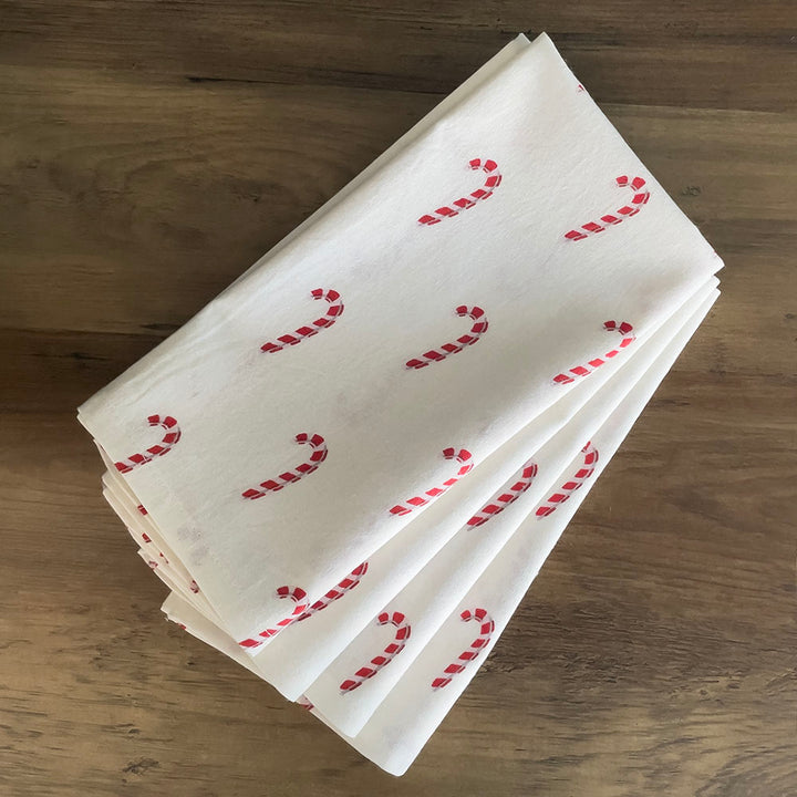 Candy Cane Napkin, Set of 4